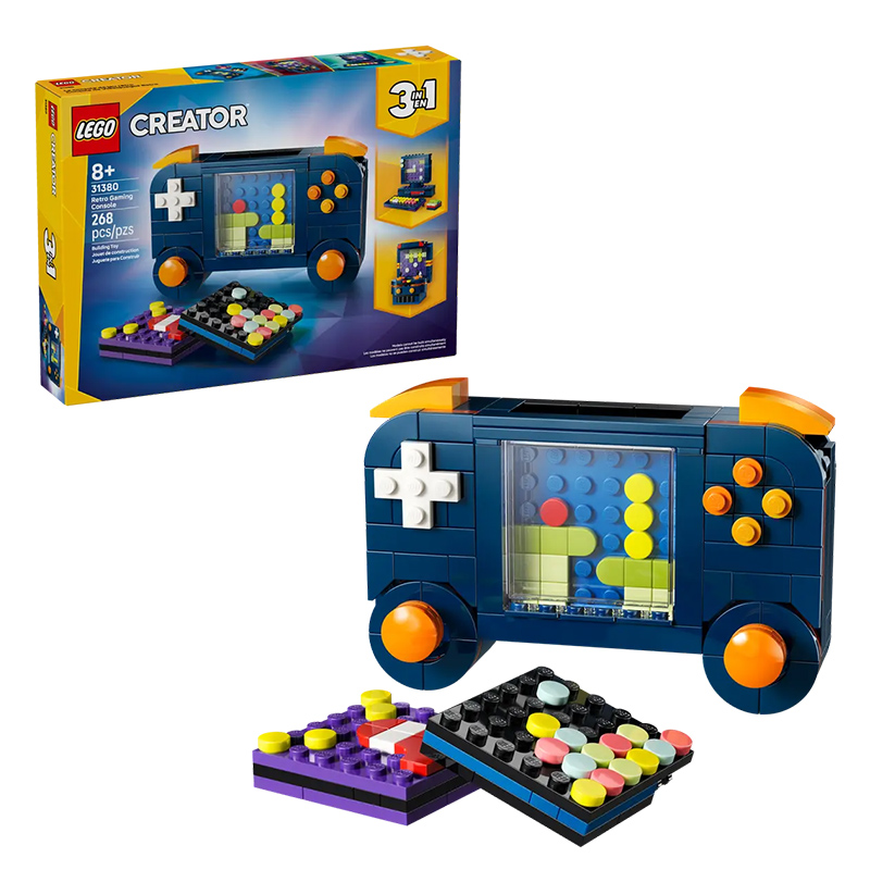 Retro Handheld Console - LEGO Creator 3 em 1 Blocos