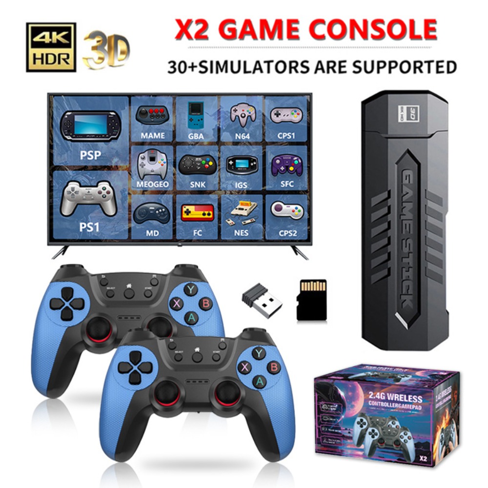 Retro Gaming X2 - Console de Videogame Retro X2 4K