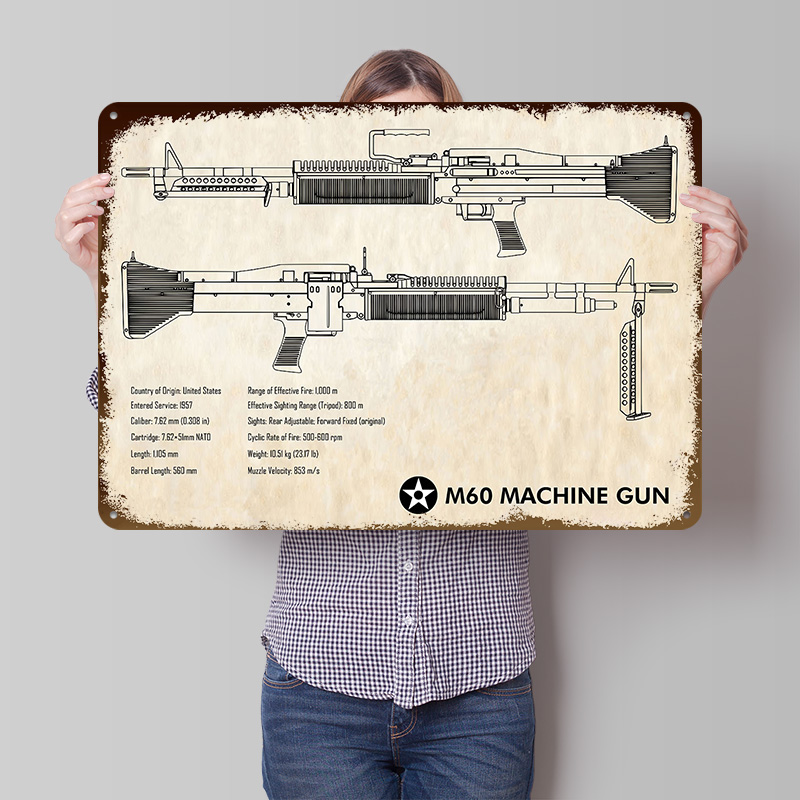 Retro Gaming Gun - Pôster de Papel Personalizado com Tema