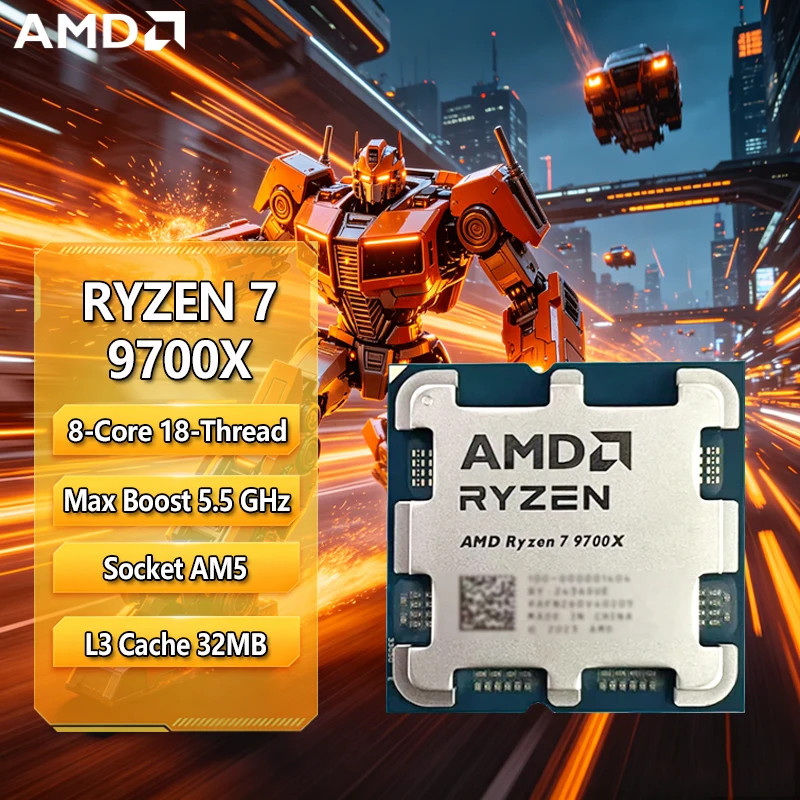 Amd Cpu Ryzen 7 - Processador AMD Ryzen 7 9700X, CPU