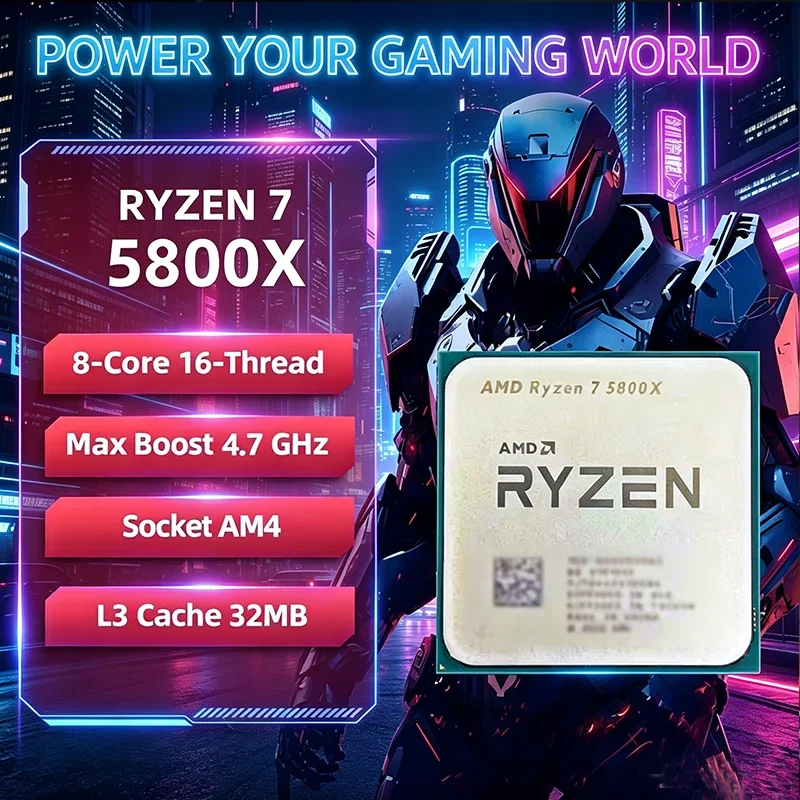 Amd Cpu Ryzen 7 - Processador AMD Ryzen 7 5800X, CPU