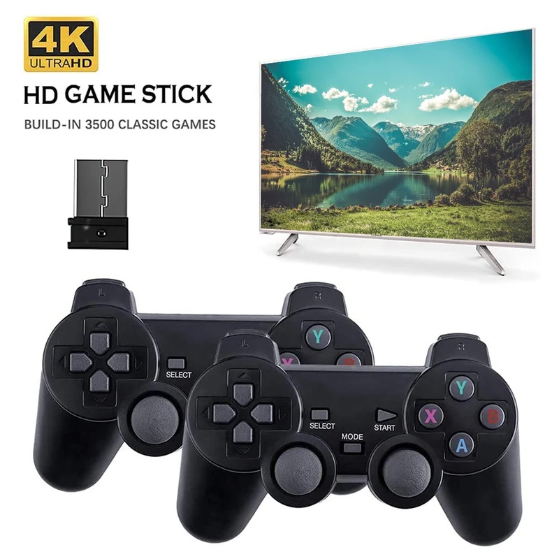 Retro Gaming X2 - Controle de Jogo Sem Fio 2.4G