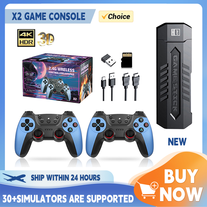 Retro Gaming X2 - 2026 Novo Controle de Jogos Retro