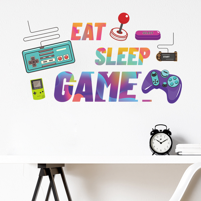 Retro Gaming Cabinet - Adesivo de Parede 