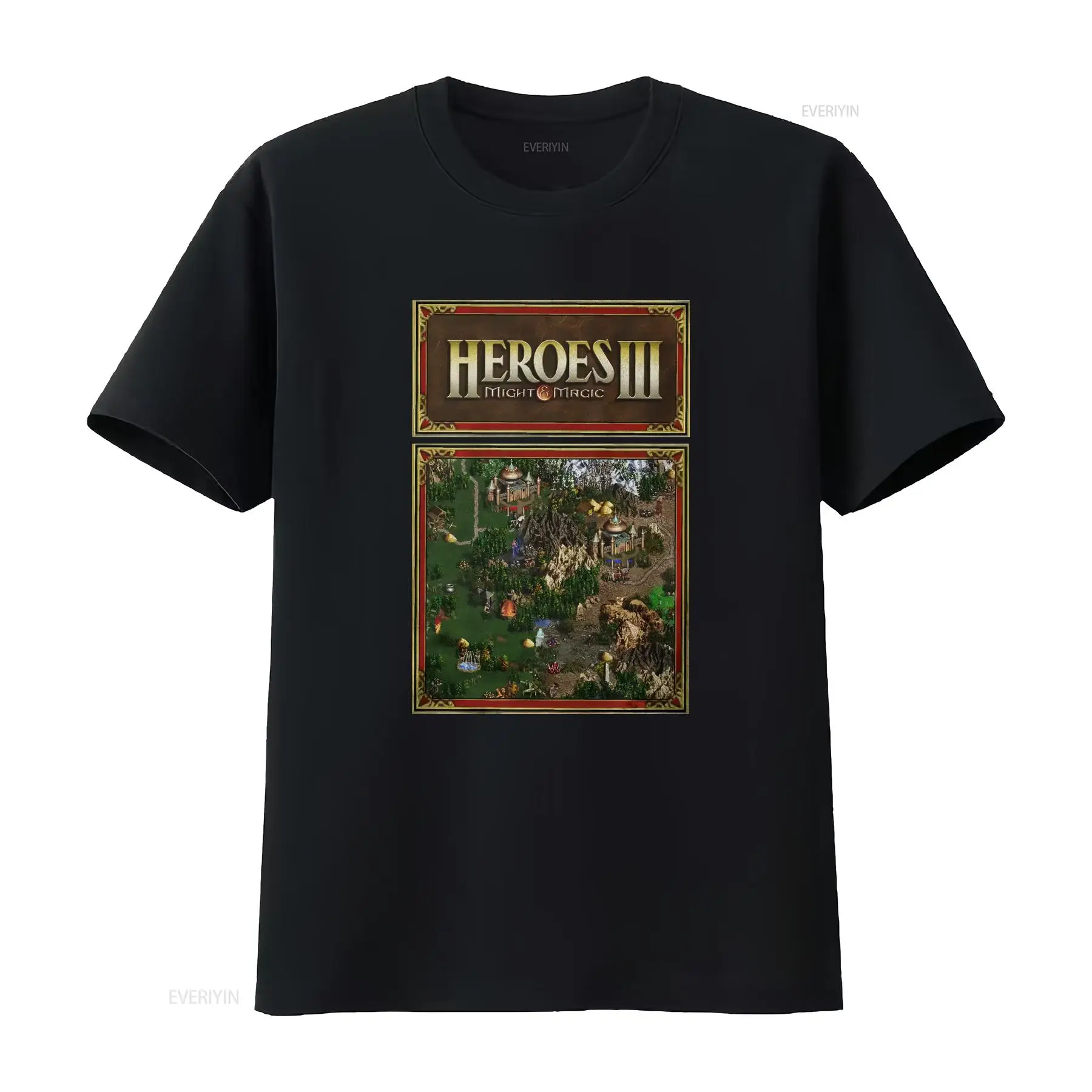 Retro Gaming Gamestop - Camiseta Heroes Map of Might And