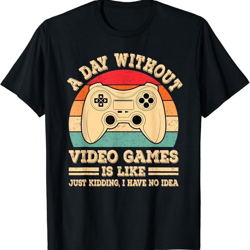 Retro Gaming Gamestop - Um dia sem videogames, camiseta engraçada