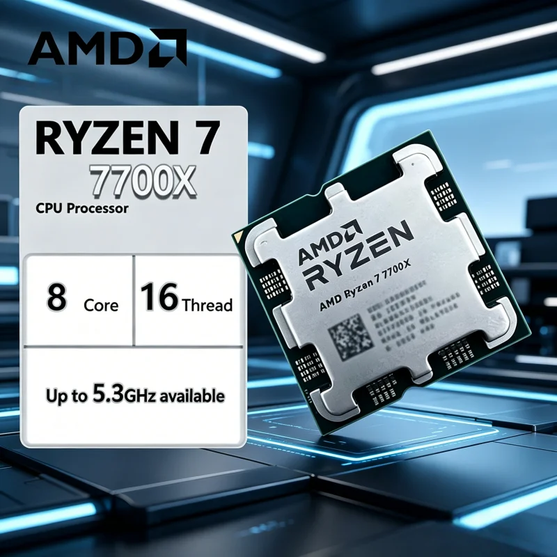 Amd Cpu Ryzen 7 - Processador AMD Ryzen 7 7700X AM5