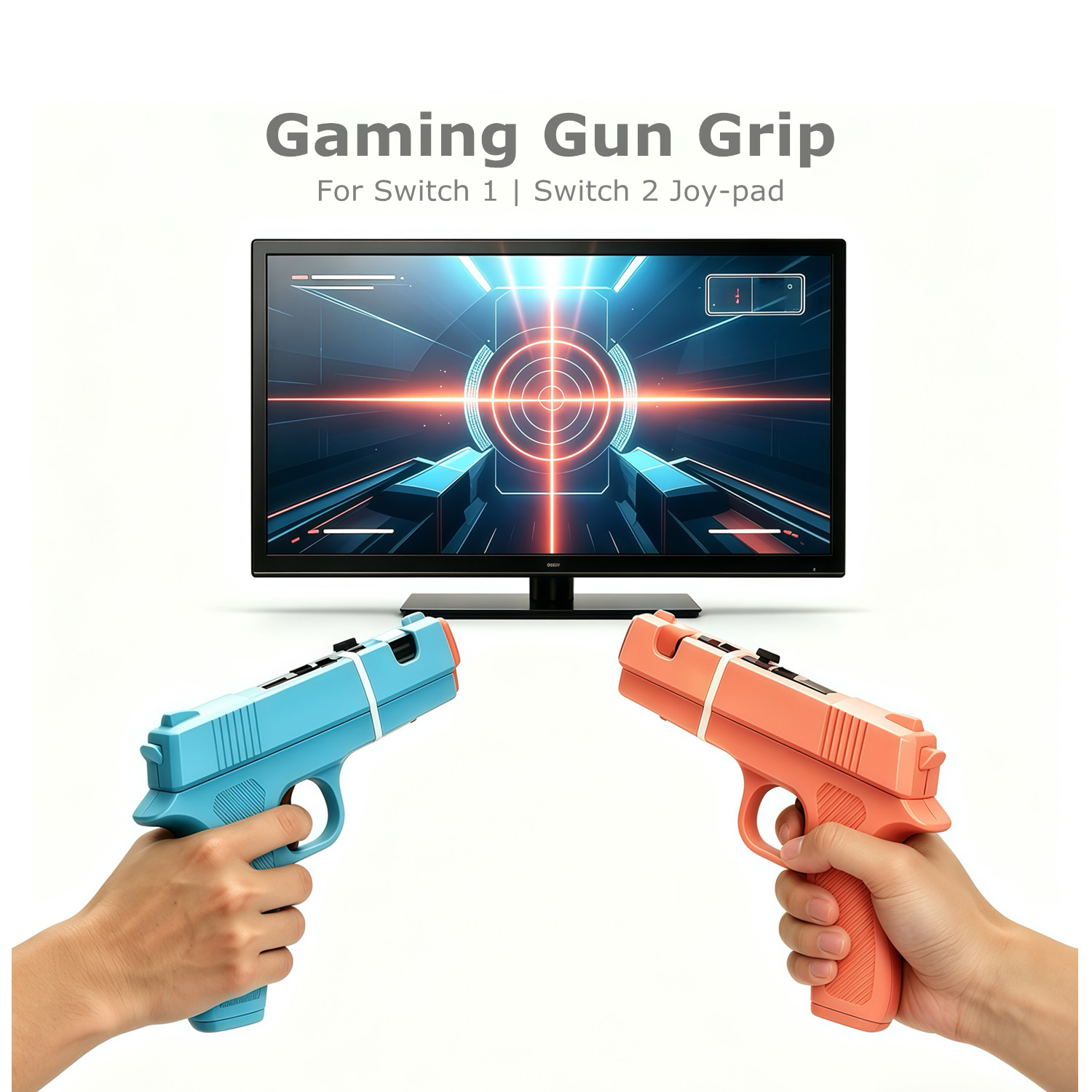 Retro Gaming Gun - Controle de Jogo com Punho para