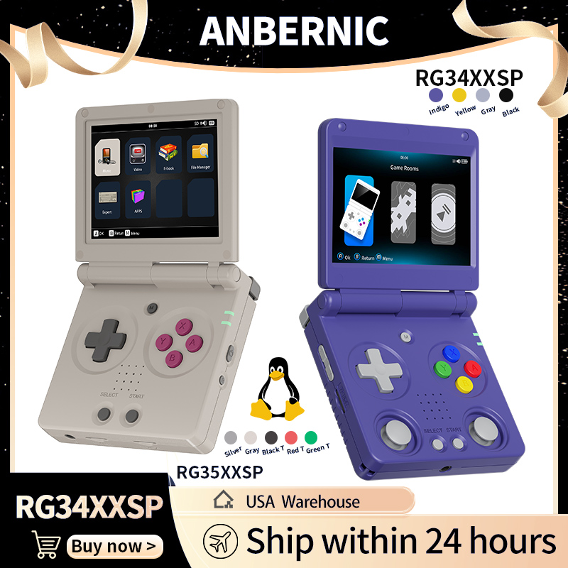 Anbernic RG34XXSP RG35XXSP Fli - Retro Gaming La avaliação e preço