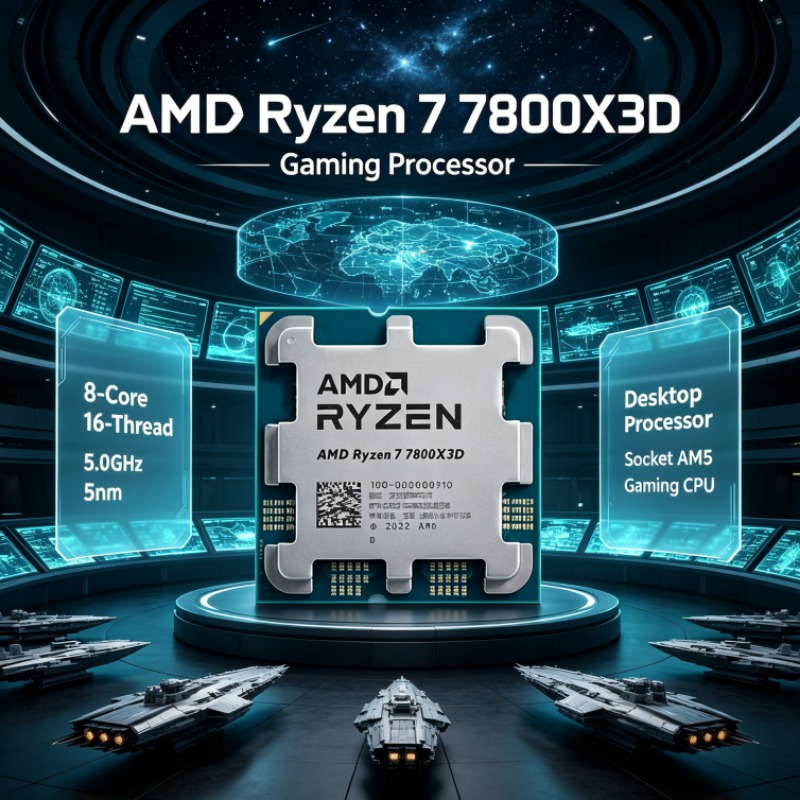 AMD R7 7800X3D Ryzen 7 AM5 CPU - Amd Cpu Ryzen 7 avaliação e preço