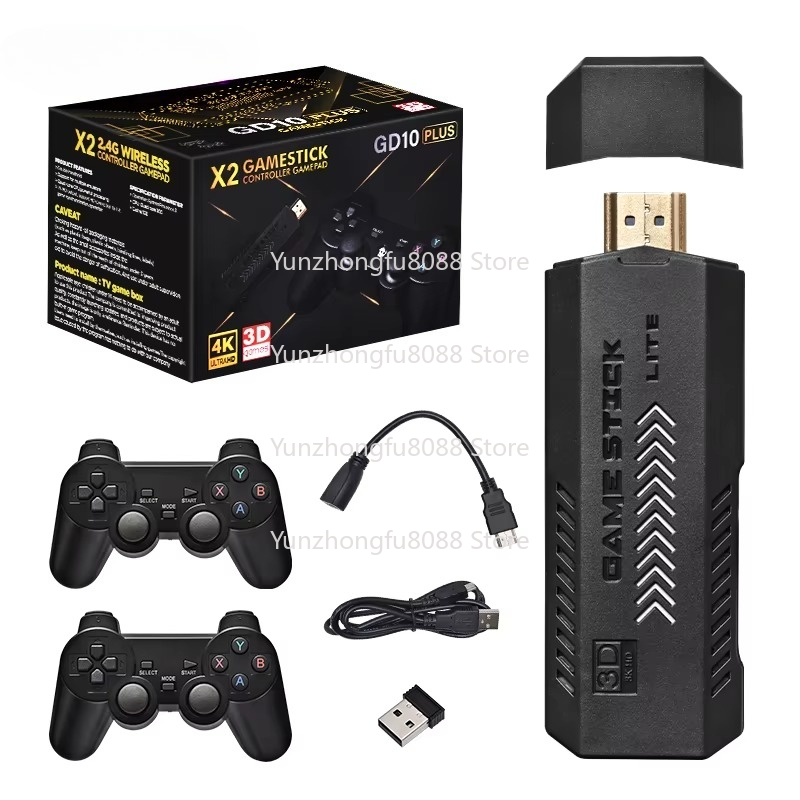 L GD10 Plus Game Stick 4k Blac - Retro Gaming X2 avaliação e preço