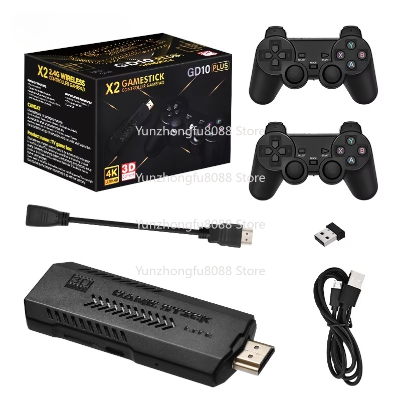 L GD10 Plus Game Stick 4k Blac - Retro Gaming X2 avaliação e preço