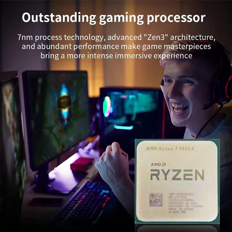 Processador AMD Ryzen 7 5800X  - Amd Cpu Ryzen 7 avaliação e preço