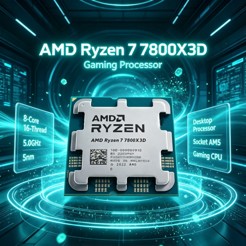CPU AMD Ryzen 7 R7 7800X3D 96M - Amd Cpu Ryzen 7 avaliação e preço