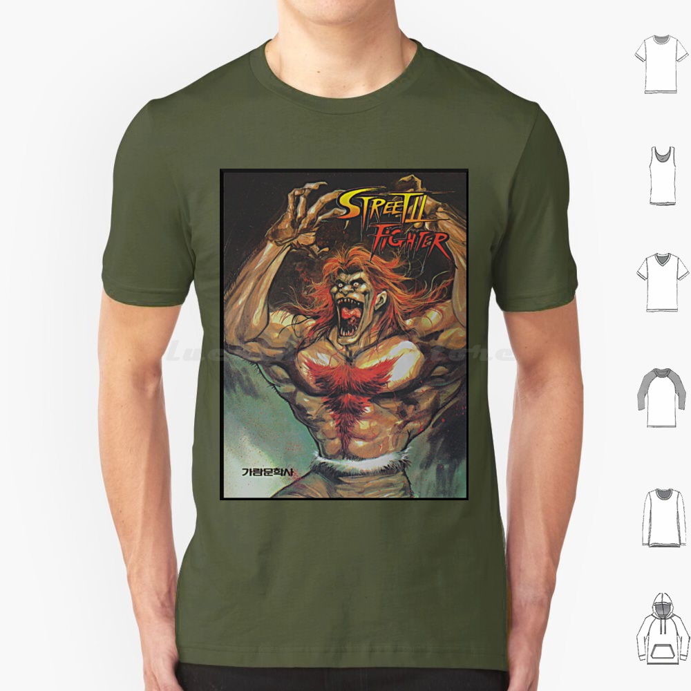 Camiseta Blanka-Korean 2 em Al - Retro Gaming Gamestop avaliação e preço