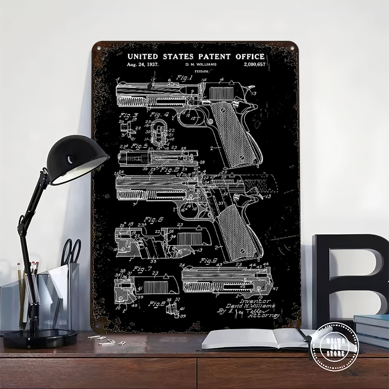 Placa de Metal Vintage Persona - Retro Gaming Gun avaliação e preço