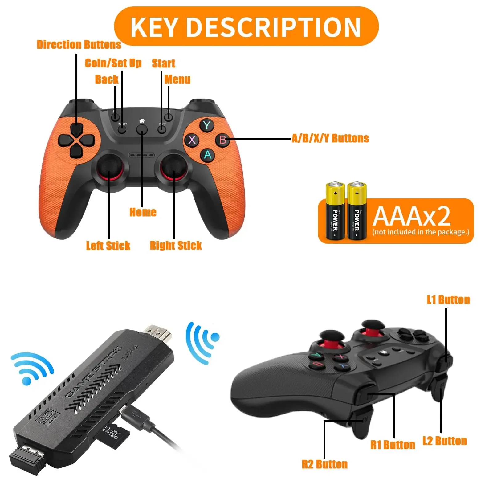 X2 Ultra Video Game Stick Cons - Retro Gaming X2 avaliação e preço