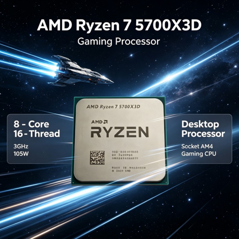 CPU AMD Ryzen 7 5700X3D para D - Amd Cpu Ryzen 7 avaliação e preço
