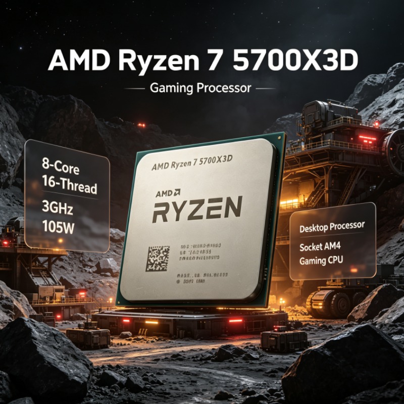 CPU AMD Ryzen 7 5700X3D para D - Amd Cpu Ryzen 7 avaliação e preço