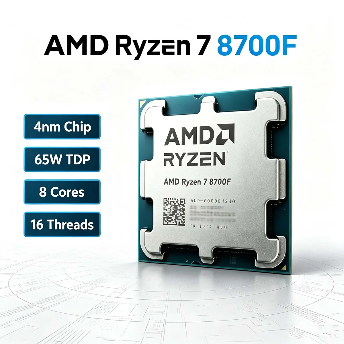 Processador AMD Ryzen 7 8700F  - Amd Cpu Ryzen 7 avaliação e preço