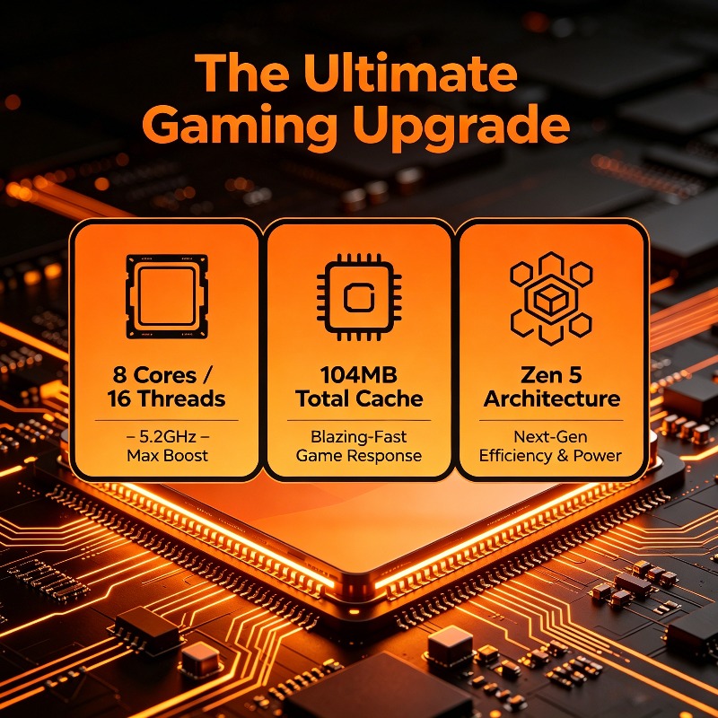 Processador AMD Ryzen 7 9800X3 - Amd Cpu Ryzen 7 avaliação e preço