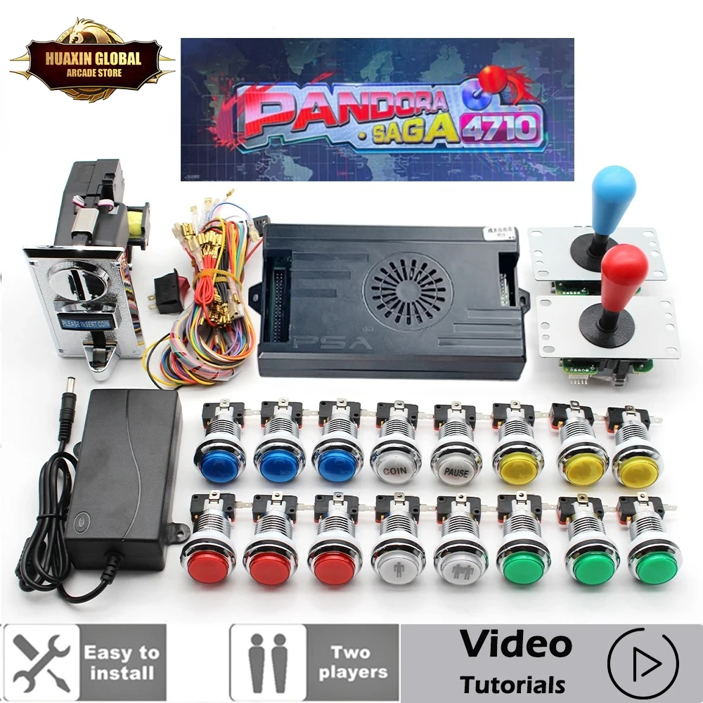 Kit de caixa de saga pandora 4 - Retro Gaming Cabinet avaliação e preço