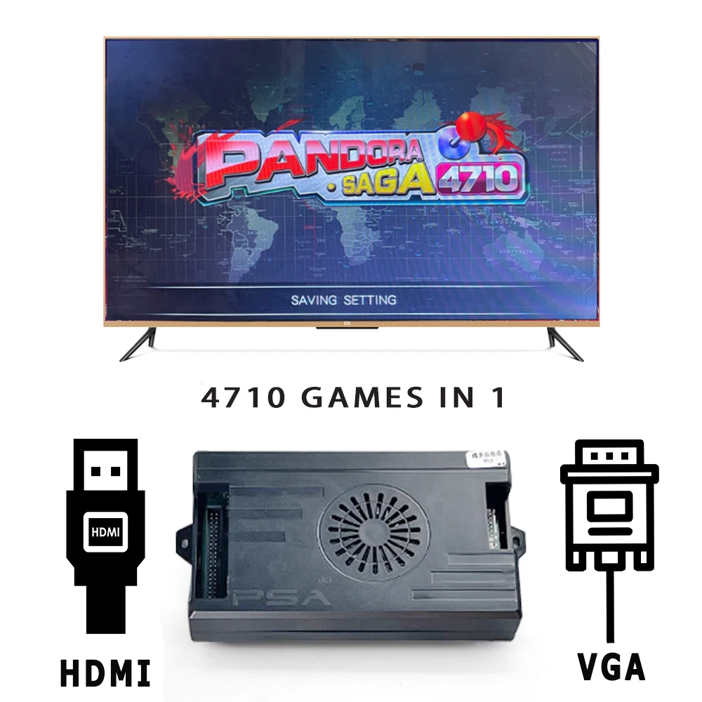 Kit de caixa de saga pandora 4 - Retro Gaming Cabinet avaliação e preço