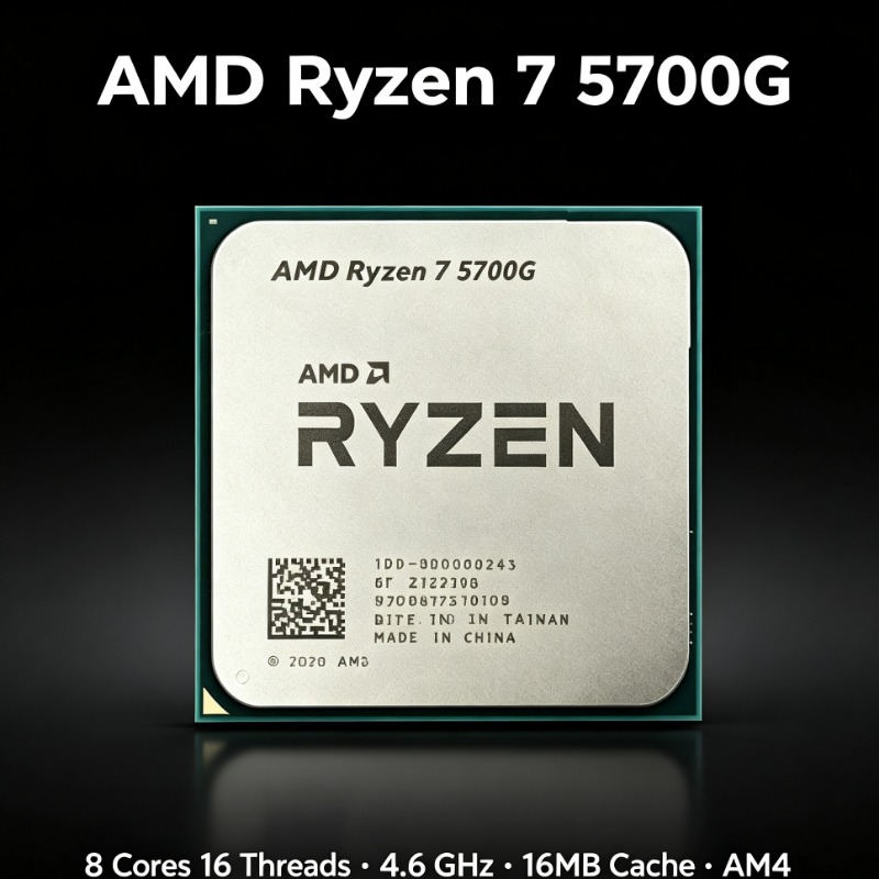 Processador AMD Ryzen 7 5700G, - Amd Cpu Ryzen 7 avaliação e preço