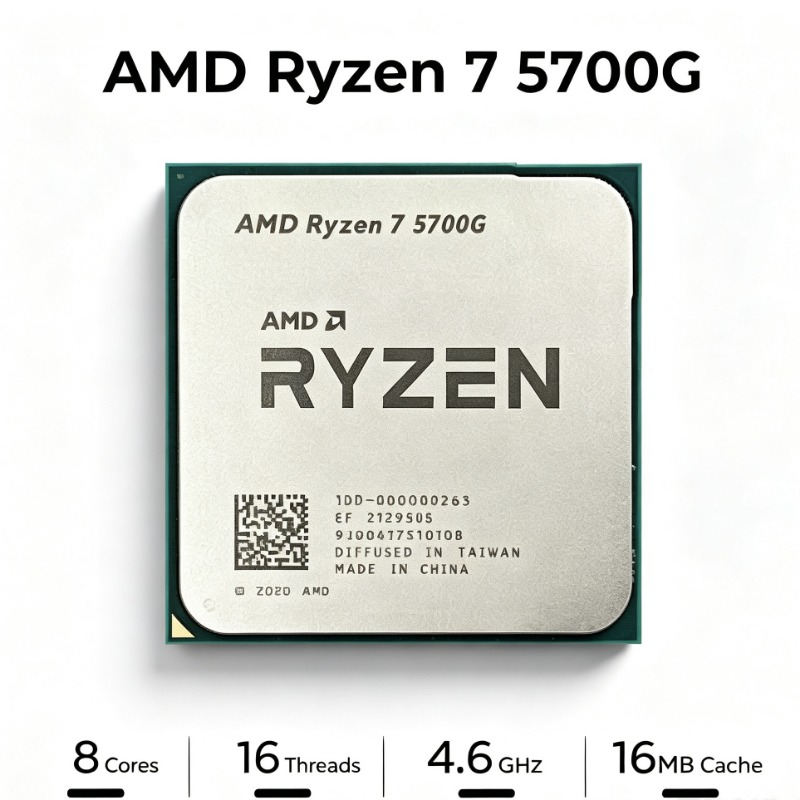 Processador AMD Ryzen 7 5700G, - Amd Cpu Ryzen 7 avaliação e preço