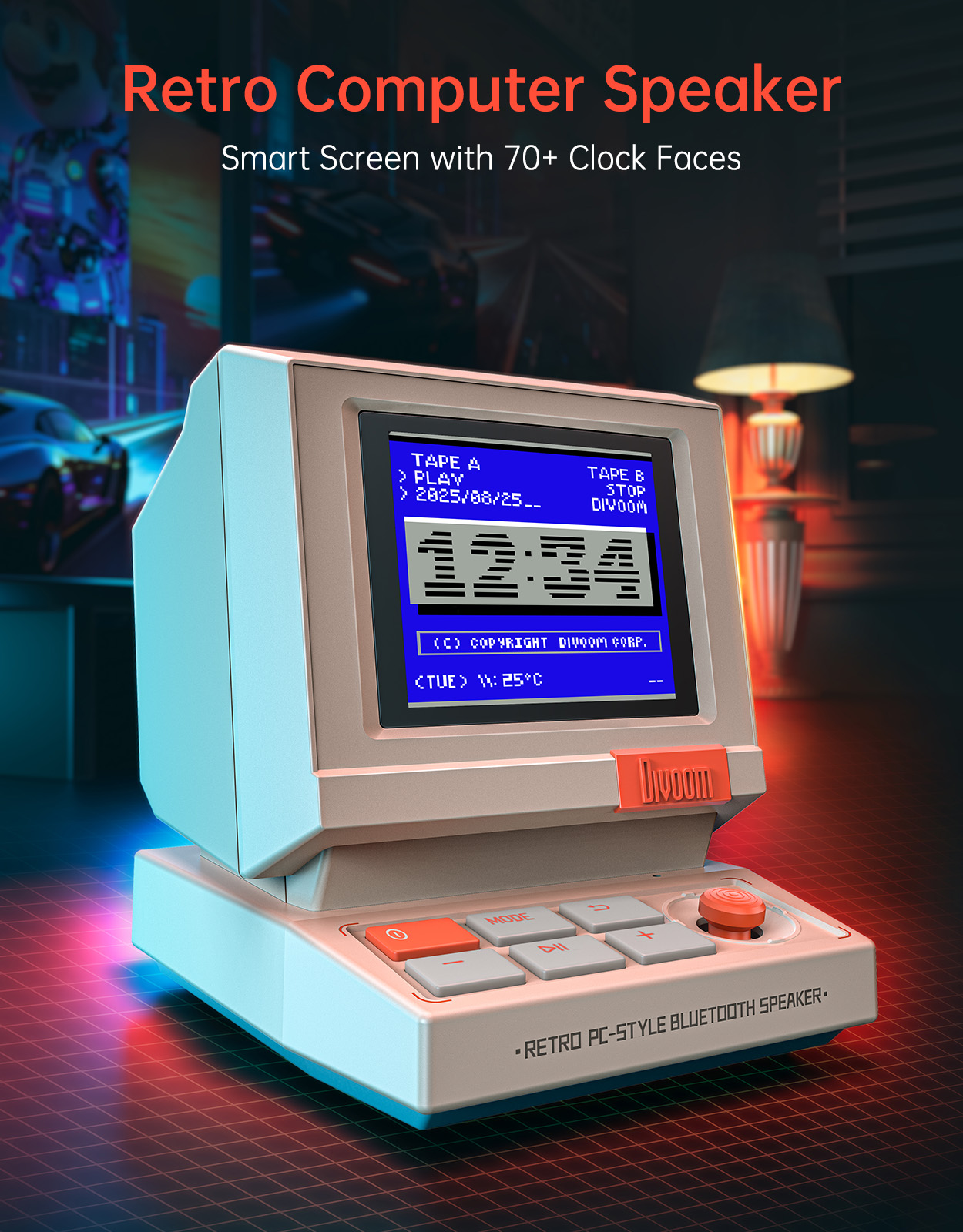 Divoom minitoo retro bluetooth - Retro Gaming Cabinet avaliação e preço