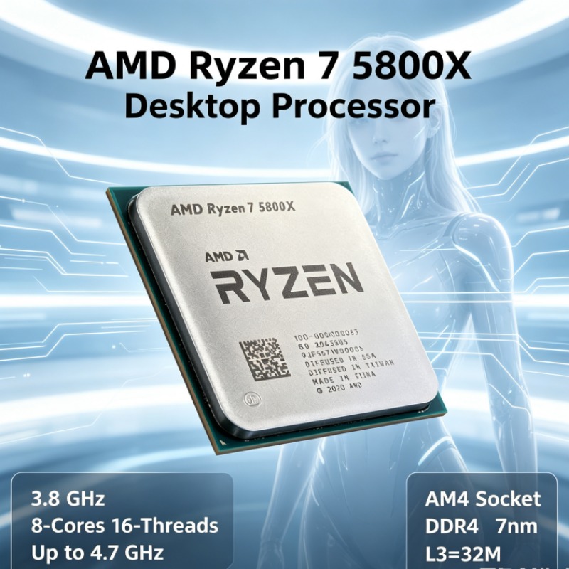 Processador AMD Ryzen 7 5800X  - Amd Cpu Ryzen 7 avaliação e preço