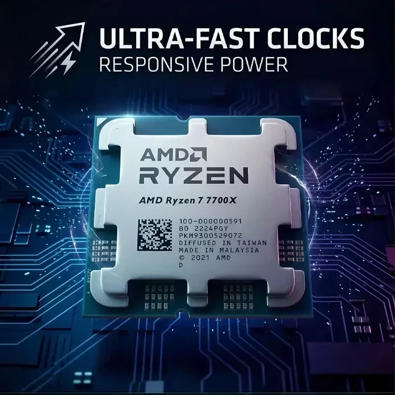 Processador AMD Ryzen 7 7700X  - Amd Cpu Ryzen 7 avaliação e preço