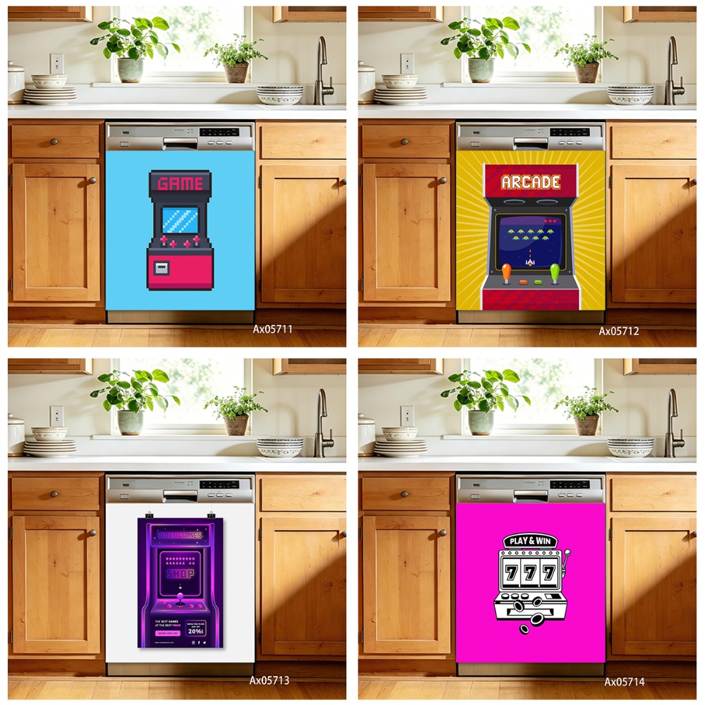 Adesivo Decorativo Retrô Pixel - Retro Gaming Cabinet avaliação e preço