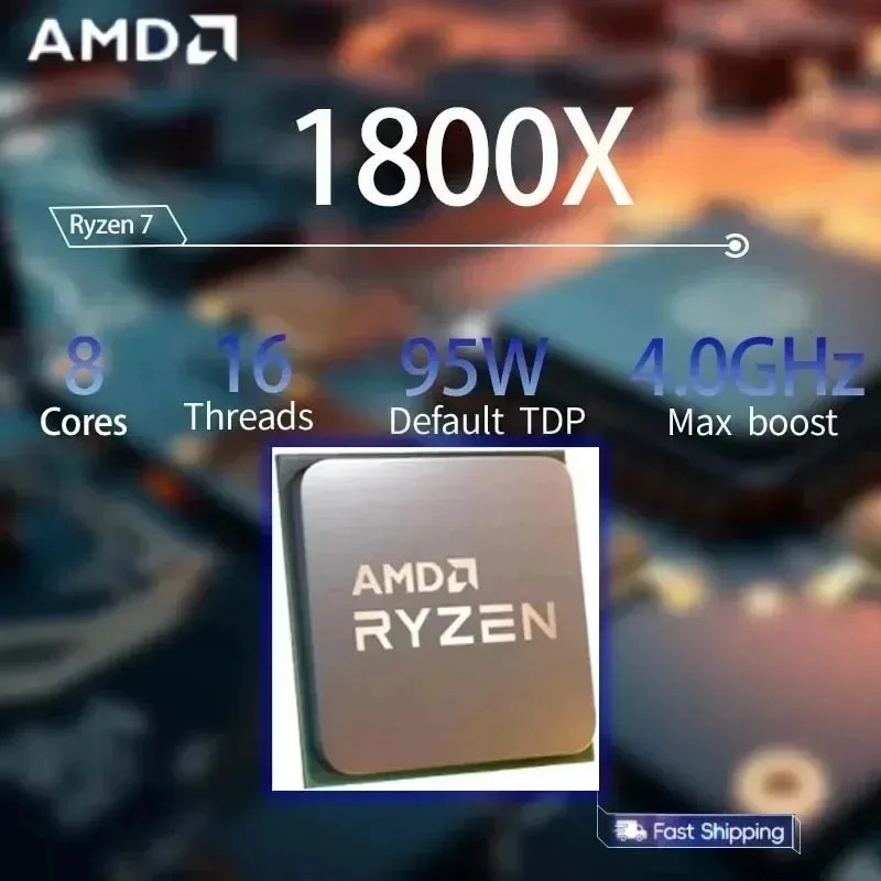 Processador AMD Ryzen 7 1800X  - Amd Cpu Ryzen 7 avaliação e preço