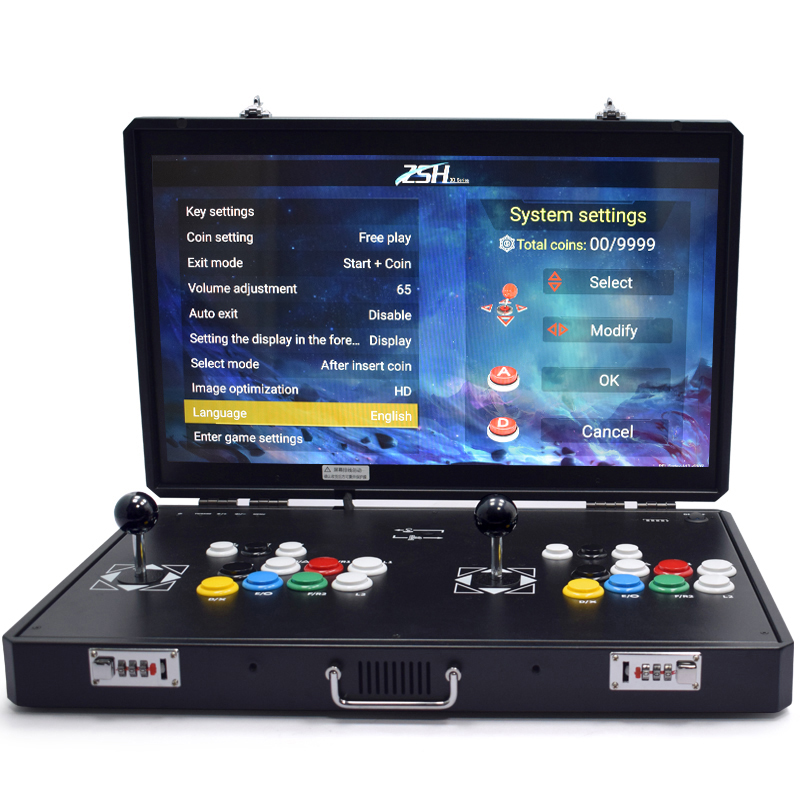24 Polegada LCD Pandora BOX ZS - Retro Gaming Cabinet avaliação e preço
