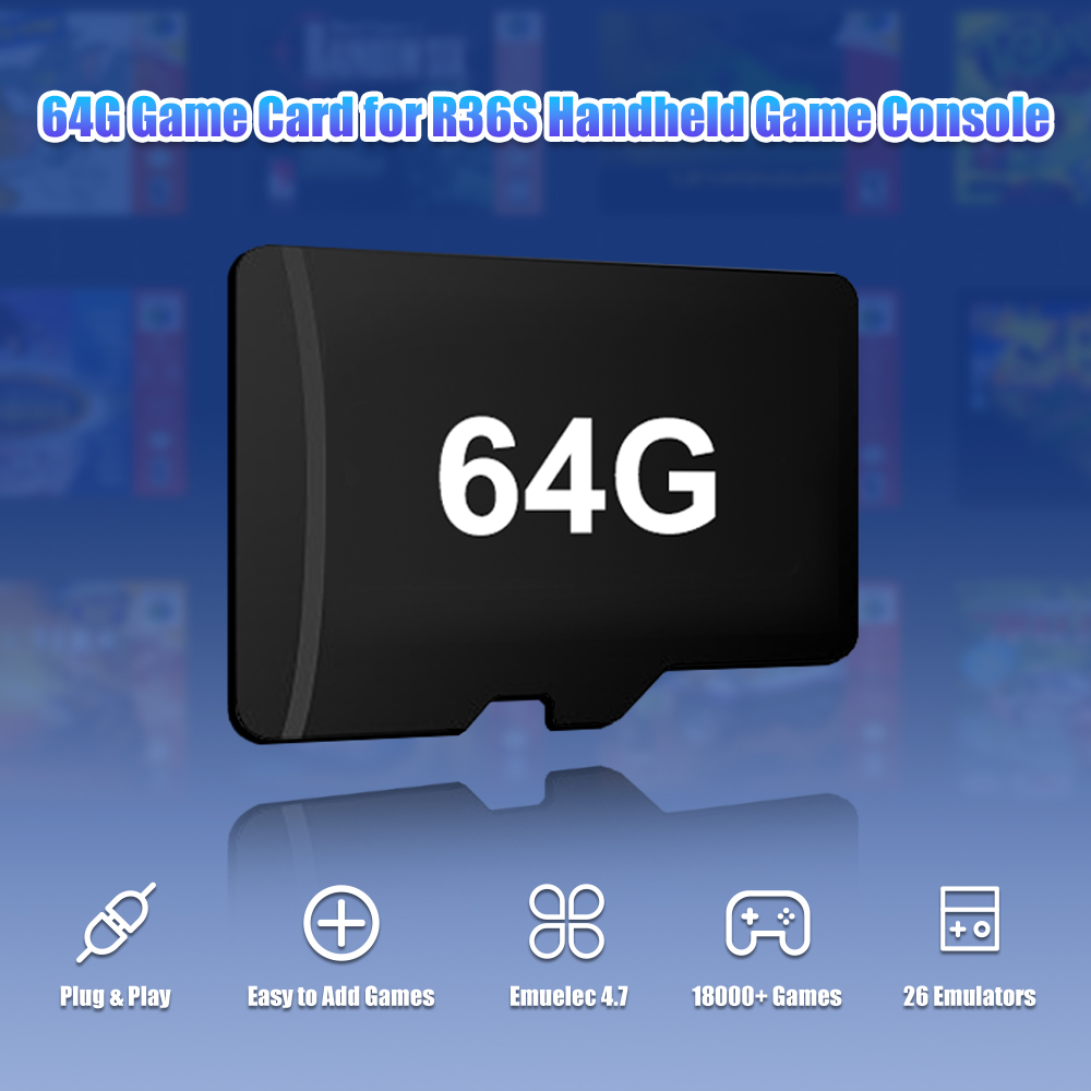 Cartão tf de jogo 64g para con - Console Retro Gaming Portable avaliação e preço
