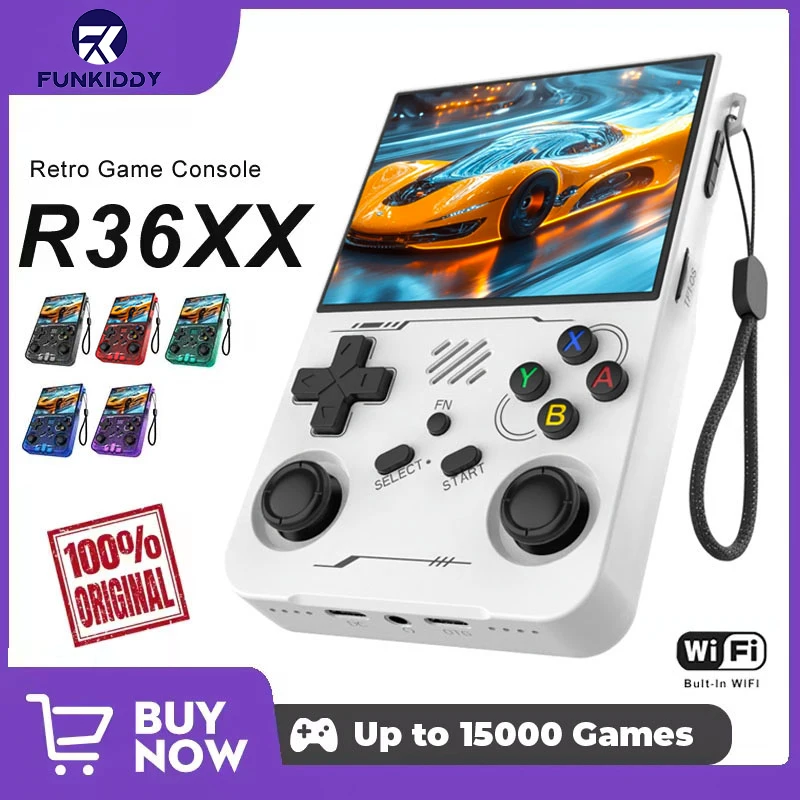 Console de Jogos FUNKIDDY R36X - Retro Gaming Kiosk avaliação e preço