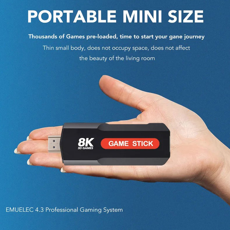 Console de Jogos X2 Game Stick - Retro Gaming X2 avaliação e preço