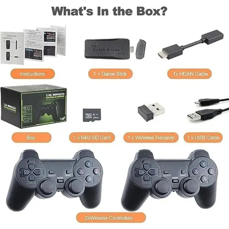 Console de Jogos Retro Sem Fio - Retro Gaming La avaliação e preço