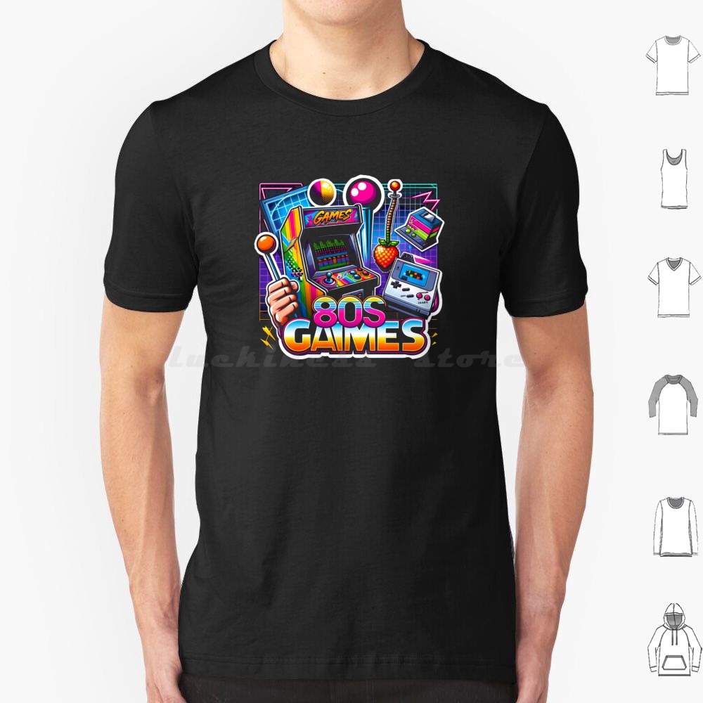 Jogos vintage t camisa 6xl alg - Retro Gaming Gamestop avaliação e preço