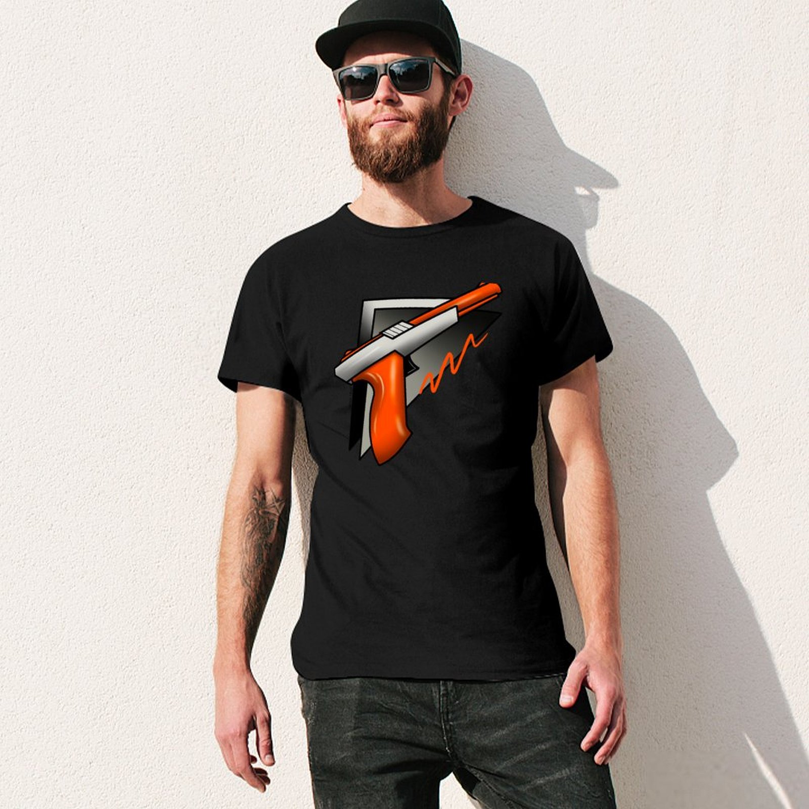 Camiseta Vintage Retrô dos Ano - Retro Gaming Gun avaliação e preço