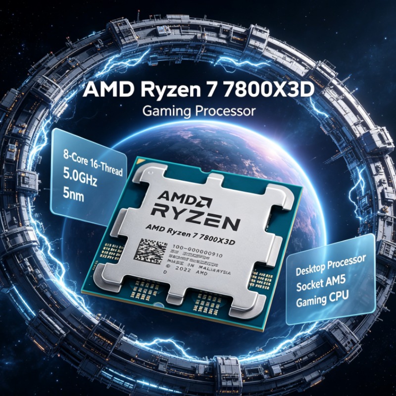 Processador AMD Ryzen 7 7800X3 - Amd Cpu Ryzen 7 avaliação e preço